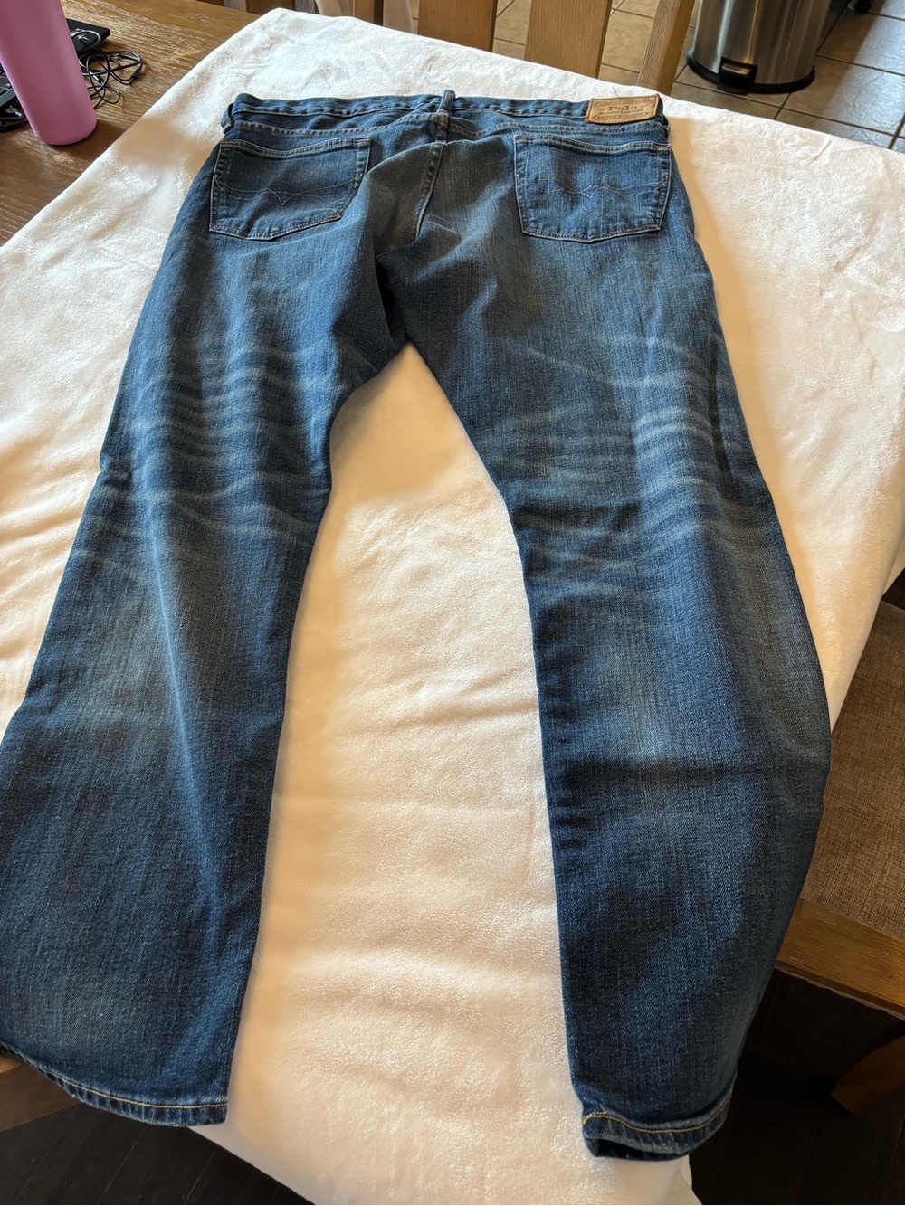 Ralph Lauren Slim Straight Light Blue Jeans - Picture 7 of 7
